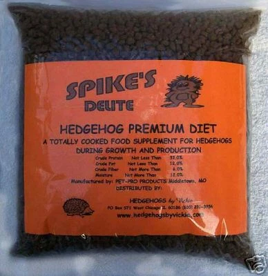 PET-PRO PRODUCTS Hedgehog Food: SPIKE'S DELITE PREMIUM DIET 5lb bag