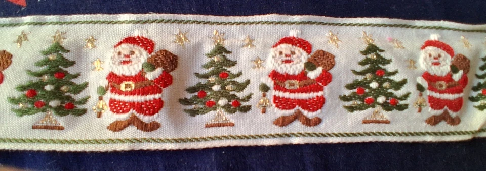 GALON ANCIEN PASSEMENTERIE VINTAGE - NOEL - Photo 1/2