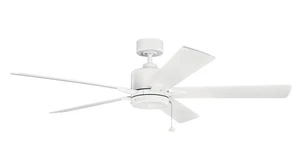 Kichler 330243MWH Bowen 60" Ceiling Fan in Matte White - Picture 1 of 2