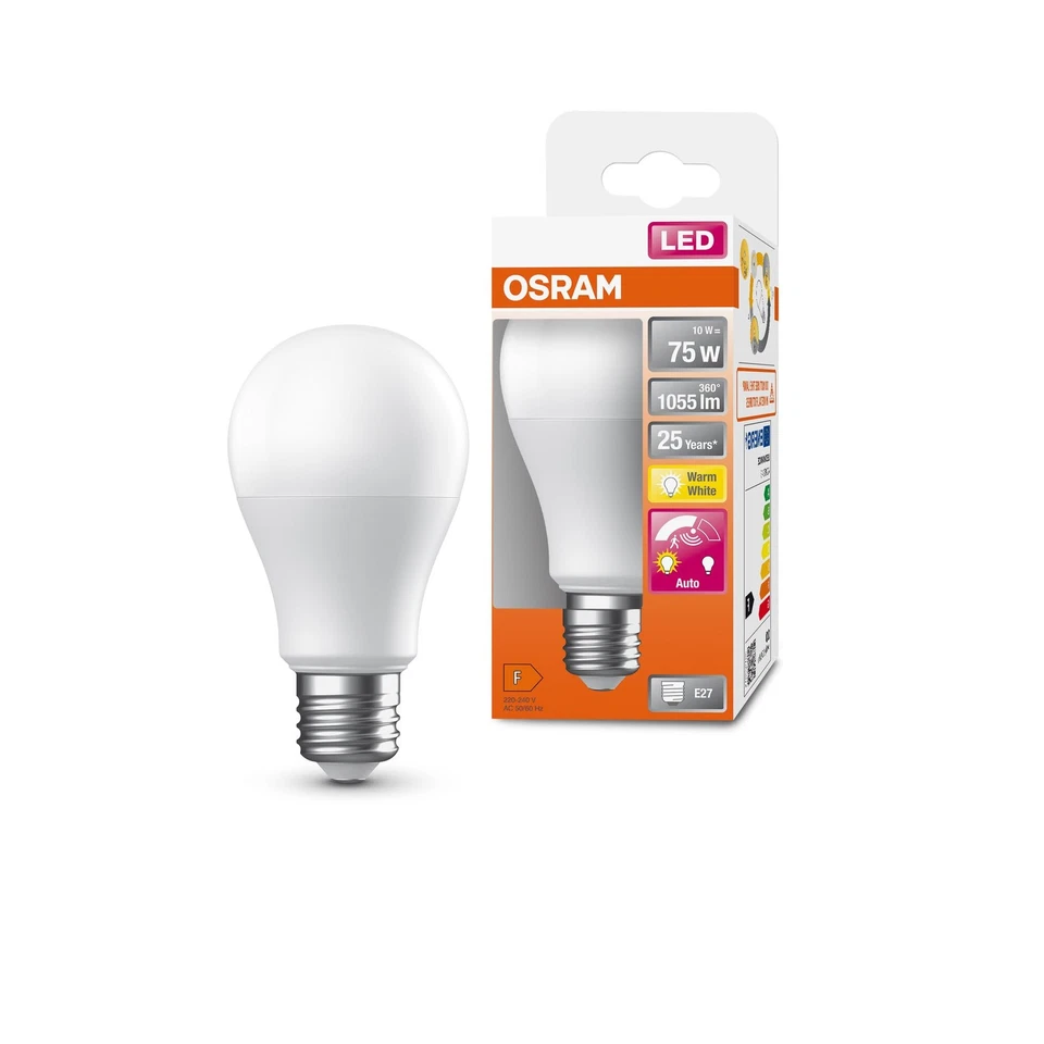 OSRAM Lampada LED SUPERSTAR+ CLASSIC A 75 FR, attacco E27, goccia, 10W, 105 PtMy - Immagine 1 di 1