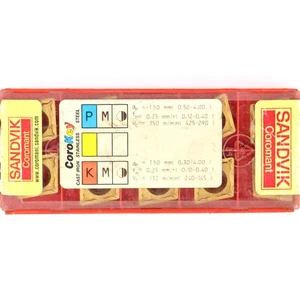 10 SANDVIK CCMT 120408-UM - Grade 4025 CNC Drehmaschine beschichtete Hartmetall Wendeplatten - Bild 1 von 10