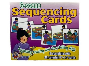 6-Scene Sequencing Cards Frank Schaffer Reading & Storytelling Ages 3-6 - Picture 1 of 9