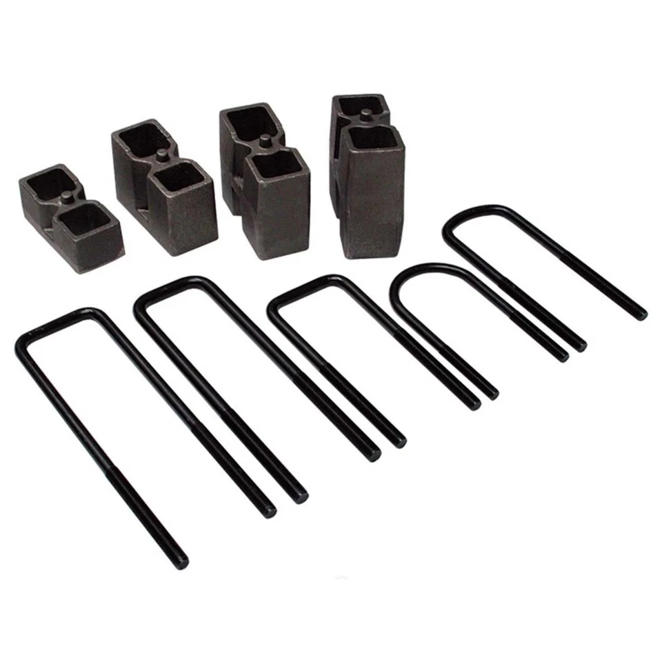 Kit de elevação Skyjacker BUK2063 2" bloco U-Bolt para 07-18 Chevy Silverado Sierra 1500 - Imagem 1 de 4
