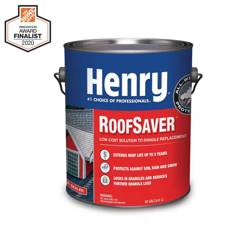 Henry 812 RoofSaver Clear Sealer Shingle Roof Coating 0.90 gal. - Image 1 of 1