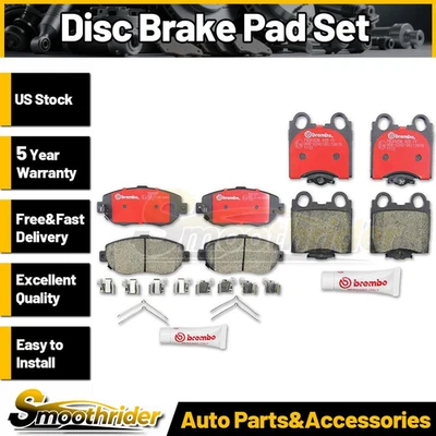 Juego de pastillas de freno delanteras traseras Brembo para Lexus GS430 2005 2004 2003 2002 2001 Foto 1 de 3