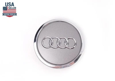 AUDI Alloy Whell Center Hub Cap Logo 69MM Genuine 4B0601170A7ZJ - Image 1 of 4