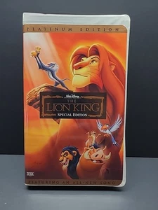 The Lion King (VHS, 2003, Platinum Edition Clamshell #30420 - Picture 1 of 5