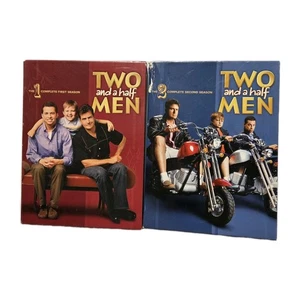 Two and a Half Men - Seasons 1 & 2 (DVD, 2007, 4-Disc Sets) TV Comedy - Picture 1 of 7