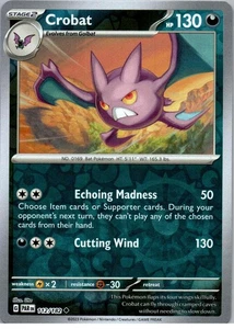 Crobat - Uncommon - SV04: Paradox Rift - 112/182 - NM - Reverse Holo - Picture 1 of 2