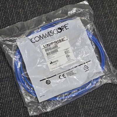 Copper Patch Cord Cat6 U/UTP Stranded 24 AWG Blue 10' UC1BBB2-0ZF010 - Image 1 of 2