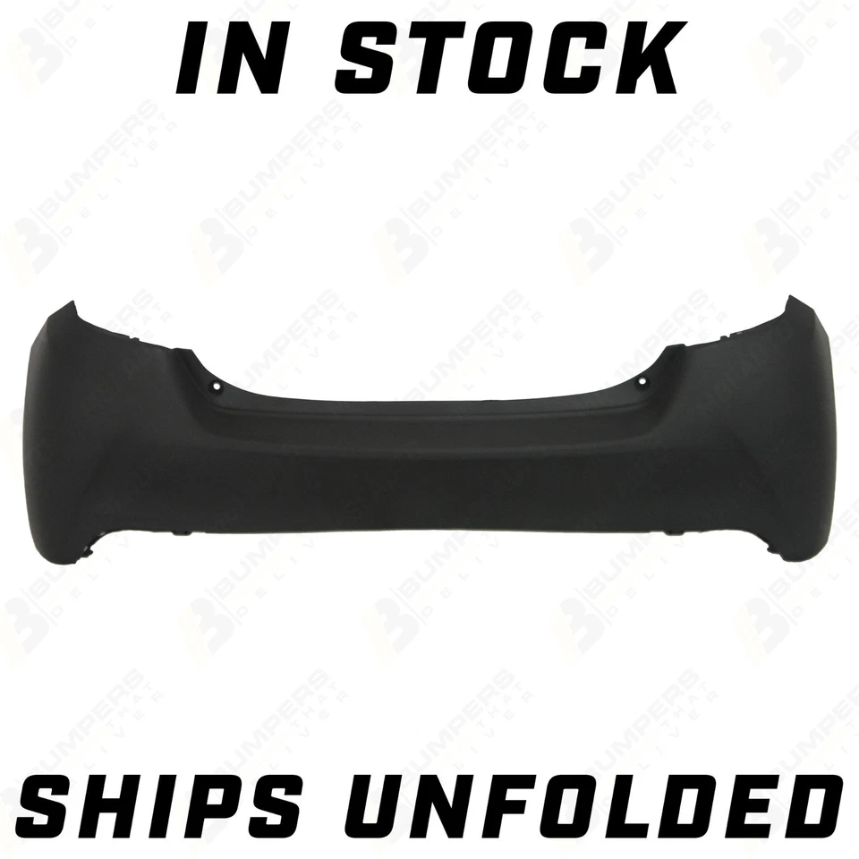 PRIMERED Rear Bumper Cover SHIPS UNFOLDED for 2015 2016 2017 Toyota Yaris Hatch Foto 1 de 4