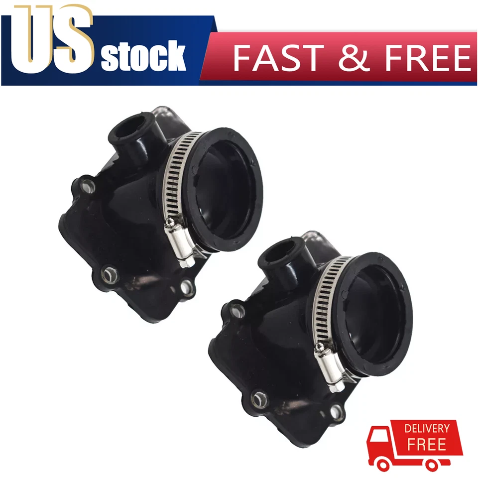 Set(2) Carb Intake Boots Replace 420867880 420867882 2001-04 For Ski Doo 500 600 Foto 1 de 4