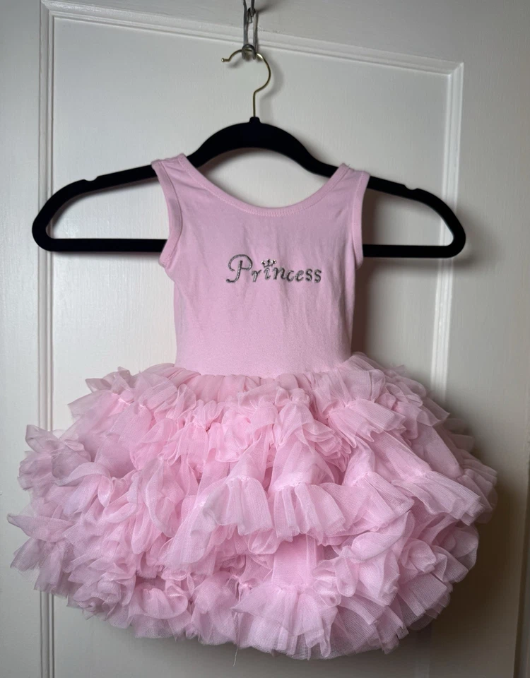 Vestido de babado rosa princesa bebê meninas Popatu tamanho 12 meses - Imagem 1 de 4