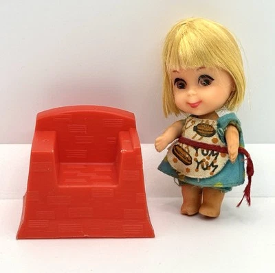 Boneca, roupa vintage 1965 Mattel Liddle Kiddles Sizzly Friddle - Imagem 1 de 4
