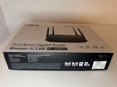 ASUS Router Wireless Dual Band Gigabit AC1300 Fast Lag Free Streaming RT-ACRH13 - Image 1 of 4