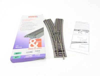 Piko H0 55426 A-Gleis Y-Weiche WY mit Bettung OVP - Bild 1 von 3