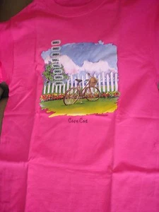 RESORT WEAR WOMENS CAPE COD TEE SHIRT WITH BIKE - Picture 1 of 4