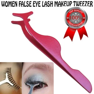 Hexa pro Women False Eyelash Eye Lash Applicator Clip Makeup Tweezer Makeup Tool - Picture 1 of 3