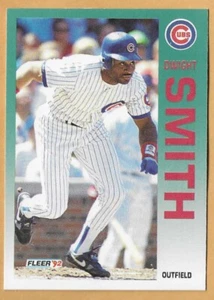 DWIGHT SMITH CHICAGO CUBS #392 - FLEER NM-MT 1992 - Picture 1 of 2