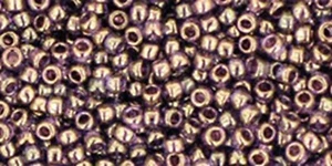 11/0, cuentas de semillas Toho, #325, TANZANITA LIGERA BRILLANTE DORADA 10 g, TR-11-325 - Imagen 1 de 1