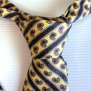 John Comfort Men's 100% All Silk Necktie,Tie Made In England 7cm Wide - Picture 1 of 6