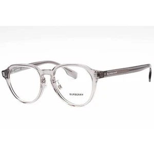 Burberry Men's Eyeglasses Transparent Grey Plastic Full Rim Frame 0BE2368F 4021 - Picture 1 of 2