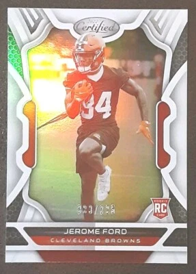 JEROME FORD RC 2022 Panini Certified #177 Rookie SP /325 Browns.  B1C - Image 1 of 3