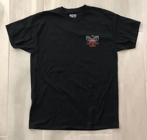 HARLEY DAVIDSON OF FLORIDA MENS BLACK LARGE BIKER MOTORCYCLE SHIRT - Picture 1 of 5