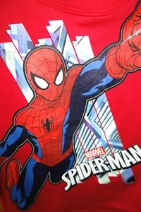 Marvel Spiderman T-Shirt Boys 3T Toddler Clothing Top Red Long Sleeve NEW Tag - Picture 1 of 12