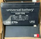 UPG 2 Pack - BATTERY REPLACEMENT. ENDURING 6-DW-7 12V 7AH UB1270