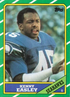 1986 Topps Football Kenny Easley Seattle Seahawks #211 - Image 1 of 2
