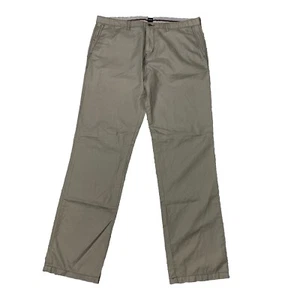 Hugo Boss Slim Straight Fit Khaki Chinos Pants Men's Size 36x34 Performance - Picture 1 of 8