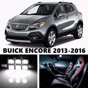Kit de paquete interior de luz blanca de xenón 13 piezas para BUICK ENCORE - Imagen 1 de 11