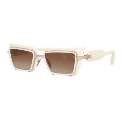NUEVAS GAFAS DE SOL BALMAIN ADMIRABLES BPS-130C UNISEX HUESO/ORO BLANCO Foto 1 de 4