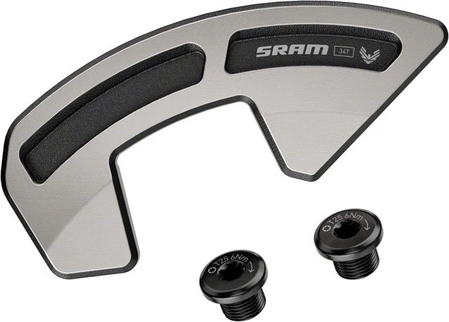 SRAM XX Eagle T-Type Single Ring Impact/Bash Guard Kit - For 34t Chainring, D1 - Image 1 of 1
