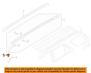 FORD OEM 16-19 Explorer Roof Roof Trim-Retainer Screw W718129S439 - Picture 1 of 2