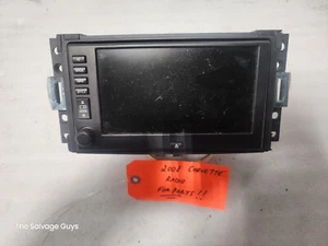 08 Chevrolet Corvette C6 OEM Usado Navegación Cabeza Unidad Radio 15791220 05-10 - Imagen 1 de 10