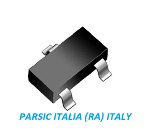 MMBT3904-7- MMBT3904 Transistor GP BJT NPN 40V 0.2A SOT-23-3 (x 100 PEZZI) - Imagen 1 de 5