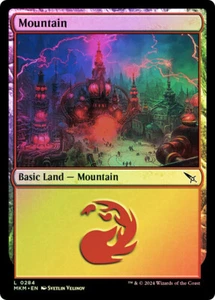 MTG FOIL Mountain 284 - Asesinatos en Karlov Manor #284 - Imagen 1 de 1