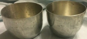 Lenox Kirk Stieff Thomas Jefferson Pewter Cups Holiday Christmas X-mas Tableware - Picture 1 of 6