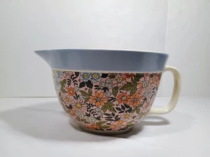 The bake shop by Masterclass floral mixing bowl with spout cottage core Large - Picture 1 of 7