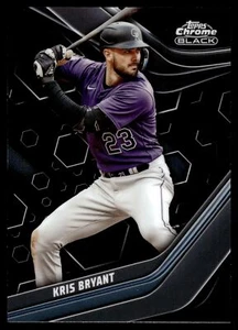 2023 Topps CHROME BLACK KRIS BRYANT #90 ROCKIES - Picture 1 of 2
