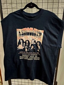 Camiseta Aerosmith 75' San Antonio Vintage Concierto Algodón XL - Imagen 1 de 3