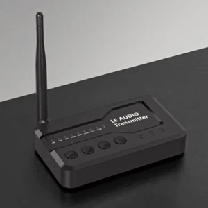 LE BT Transmitter with USB/AUX/Opt/Coax Bluetooth-Compatible 5.3 for TV Speaker - Afbeelding 1 van 12