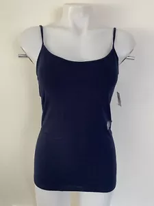 Sujetador Interior Gap Ajustado Cami TALLA ALTA Azul Marino Correas de Espagueti Prenda para el torso sin mangas Nuevo con etiquetas - Imagen 1 de 6