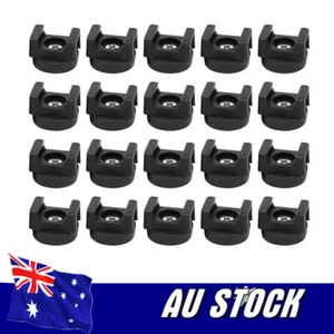20Pcs Magnetic Cable Zip Tie Base Cable Ties Mount Wire Clips Management Base - Picture 1 of 7