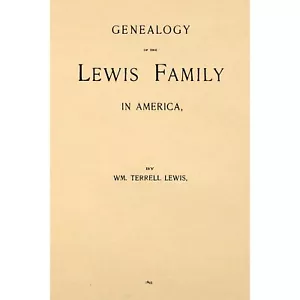 Genealogie der Familie Lewis in Amerika, - Bild 1 von 1