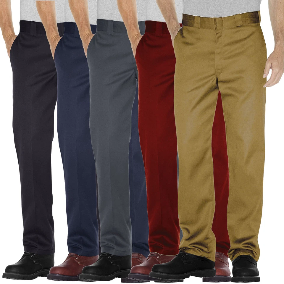Dickies O Cane Work Pant Pantalone IN Stoffa Uomo Casual 873 Diritto Sottile - Immagine 1 di 1