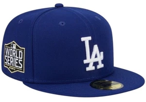 New Era 59Fifty Adult Los Angeles Dodgers World Series 2020 Fitted 7 3/4 Hat Cap - Picture 1 of 6