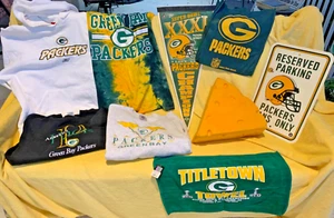Packers Collectibles Pack #3, with Cheesehead, Sweatshirts, Titletown Towel! - Picture 1 of 14